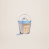 Jacquemus Le panier Seau  Wicker bucket basket.