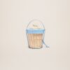 Jacquemus Le panier Seau  Wicker bucket basket.