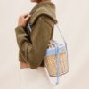 Jacquemus Le panier Seau  Wicker bucket basket.