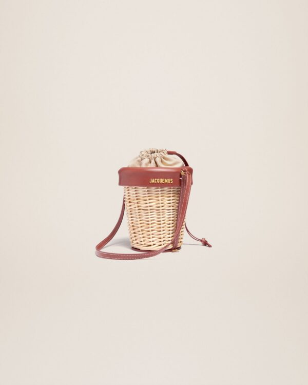 23E231BA078-3111-850_11.jpg Jacquemus Le panier Seau Wicker bucket basket.