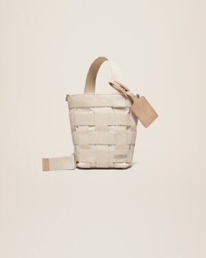 Jacquemus Le seau Gros Grain  Utility bucket bag.