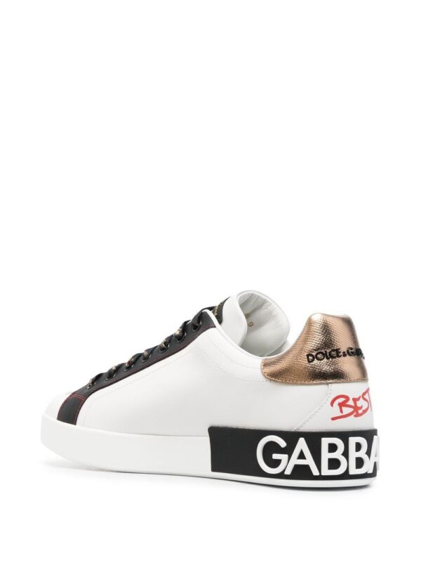 13516120_41363698_1000_7b5973b9-678c-481a-8279-137cbc2a72e5.jpg Dolce & Gabbana Portofino patch-detail leather sneakers