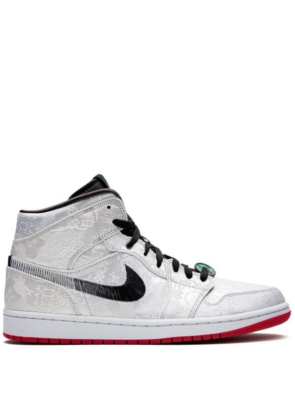 Jordan x Edison Chen Air Jordan 1 Mid "Fearless - CLOT Silk" sneakers