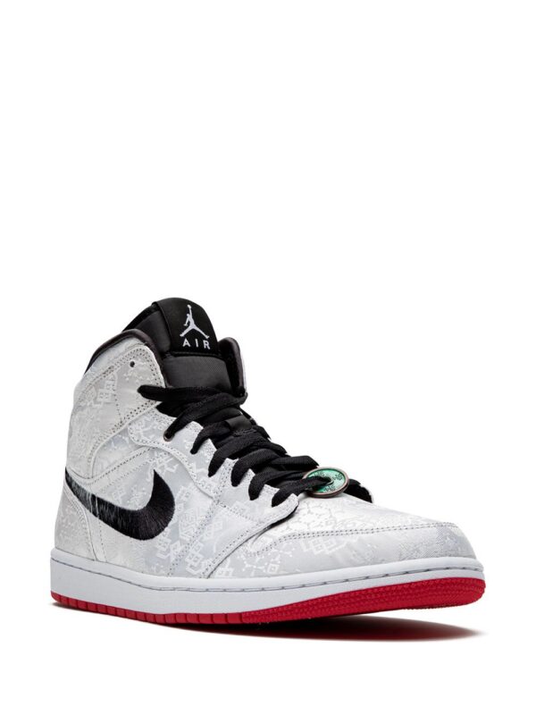 Jordan x Edison Chen Air Jordan 1 Mid "Fearless - CLOT Silk" sneakers
