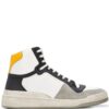 15222111_27746214_1000.jpg Saint Laurent panelled high-top sneakers