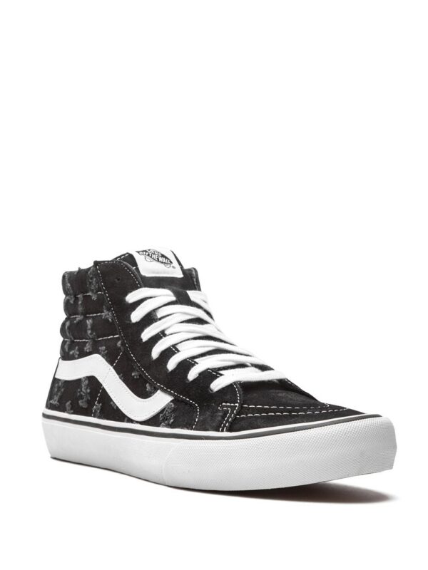 Vans x Supreme Sk8-Hi "Hole Punch Denim - Black" sneakers