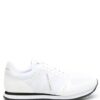 Armani Exchange logo-patch low-top sneakers