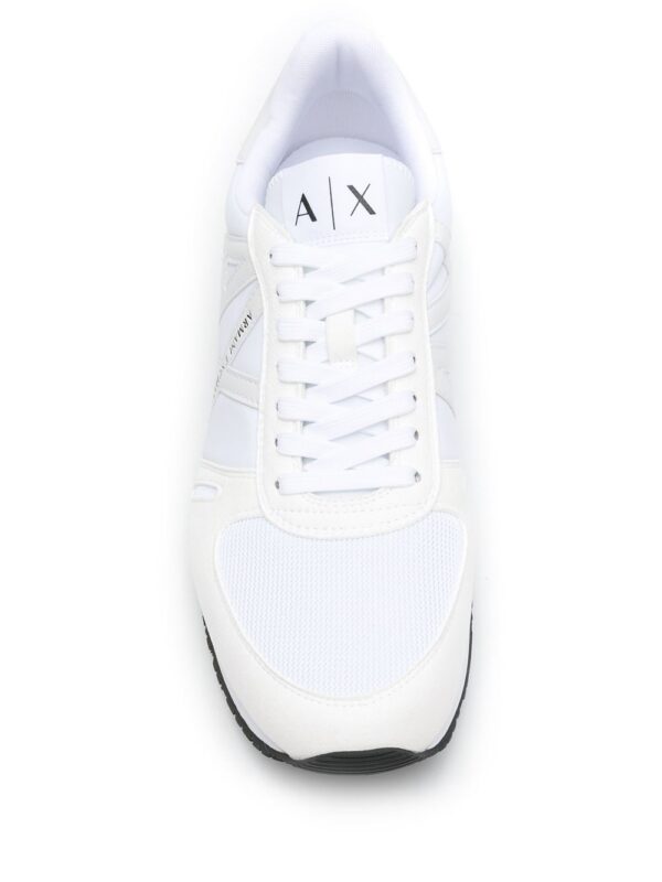 Armani Exchange logo-patch low-top sneakers