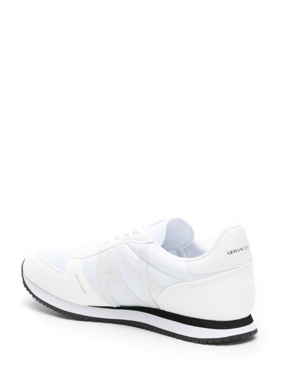 Armani Exchange logo-patch low-top sneakers