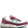 New Balance x Ronnie Fieg 992 "Kithmas - Burgundy" sneakers