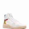 Saint Laurent SL-24 mid-top lace-up sneakers