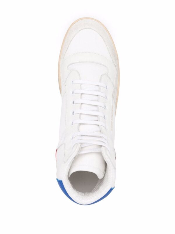 Saint Laurent SL-24 mid-top lace-up sneakers