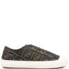 18707640_40558580_1000.jpg FENDI jacquard-logo low-top sneakers