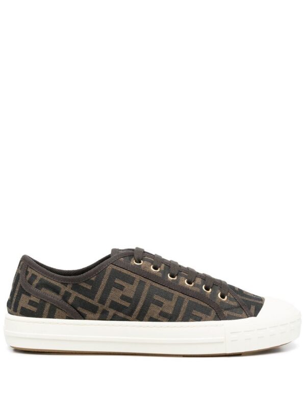 18707640_40558580_1000.jpg FENDI jacquard-logo low-top sneakers
