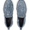 Dolce & Gabbana distressed denim slip-on sneakers