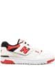New Balance 550 logo-embossed low-top leather sneakers