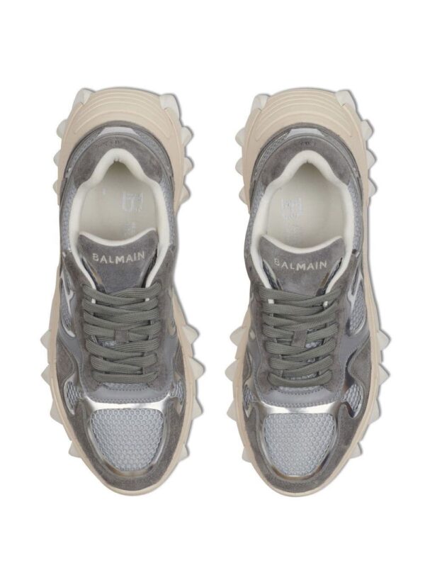 Balmain B-East panelled low-top sneakers