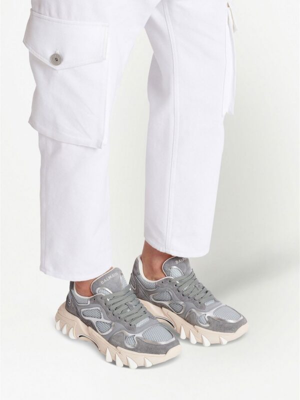 Balmain B-East panelled low-top sneakers