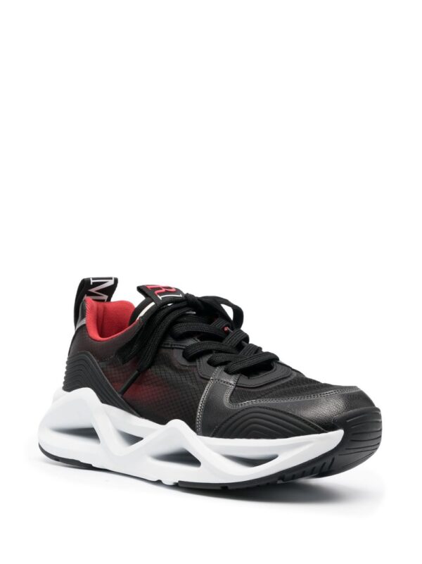 Ea7 Emporio Armani mesh-panelled low-top sneakers