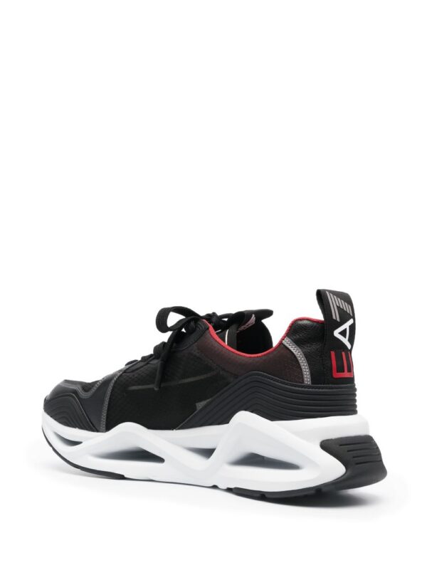 Ea7 Emporio Armani mesh-panelled low-top sneakers
