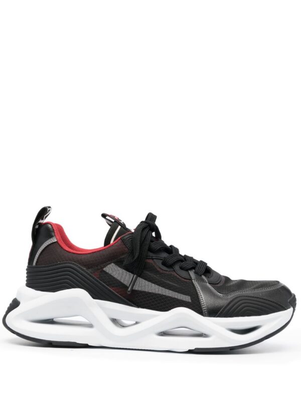 Ea7 Emporio Armani mesh-panelled low-top sneakers