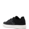 Emporio Armani quilted hybrid lace-up sneakers