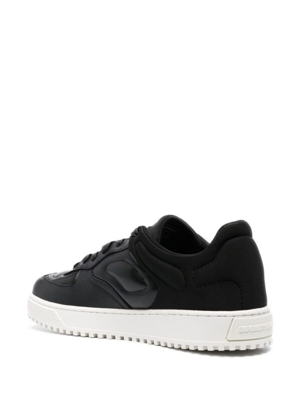 Emporio Armani quilted hybrid lace-up sneakers