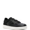 Emporio Armani quilted hybrid lace-up sneakers