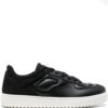 Emporio Armani quilted hybrid lace-up sneakers