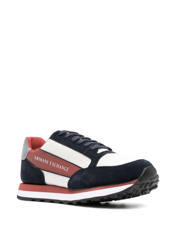 20123433_50397103_1000.jpg Armani Exchange panelled low-top sneakers