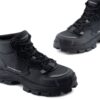 Emporio Armani ripstop-texture mesh-panelled sneakers
