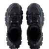 Emporio Armani ripstop-texture mesh-panelled sneakers
