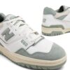New Balance 550 logo-embossed leather sneakers
