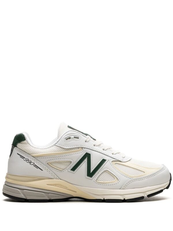 New Balance x Teddy Santis 990V4 Made In USA "White Green" sneakers