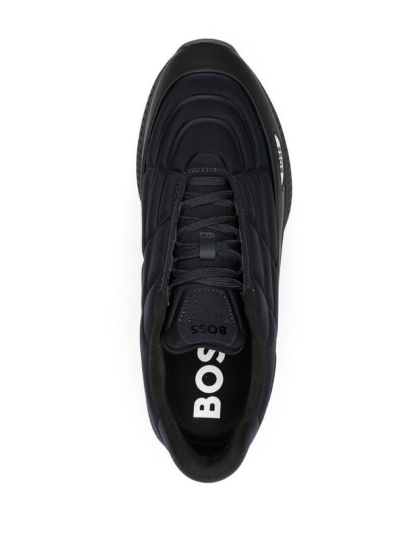 BOSS logo-patch padded sneakers