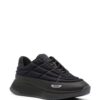 BOSS logo-patch padded sneakers