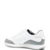 Calvin Klein contrasting-panel leather sneakers