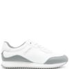 Calvin Klein contrasting-panel leather sneakers