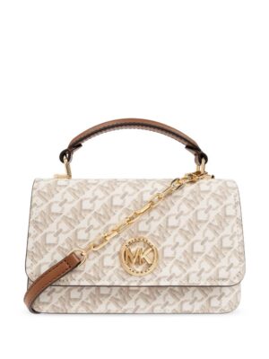 24006609_54093495_1000.jpg Michael Michael Kors monogram logo-plaque tote bag