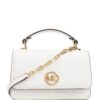 24006616_54093705_1000.jpg Michael Michael Kors logo-plaque leather tote bag