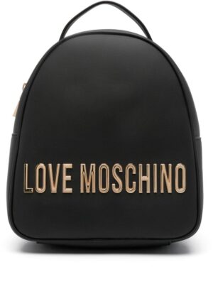 24006826_54146890_1000.jpg Love Moschino logo-lettering leather backpack