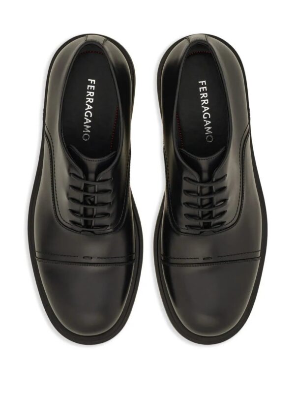 Ferragamo  toe-capped leather oxford shoes