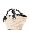 24038234_54164462_1000.jpg Dolce & Gabbana logo-appliqué straw bucket bag