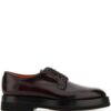 Santoni  leather lace-up shoes