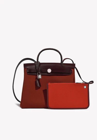 2683_Hermes_Herbag_31_Cuivre-Ora3_400x_ffc57def-47ca-4c7e-a3c6-93696eda7f02.jpg Hermès Herbag 31 in Cuivre Toile and Rouge Sellier Vache Hunter Leather with Palladium Hardware bag