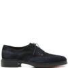 Santoni  suede Oxford shoes