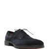 Santoni  suede Oxford shoes