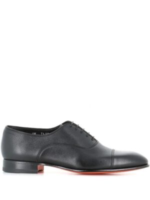 Santoni  leather oxford shoes