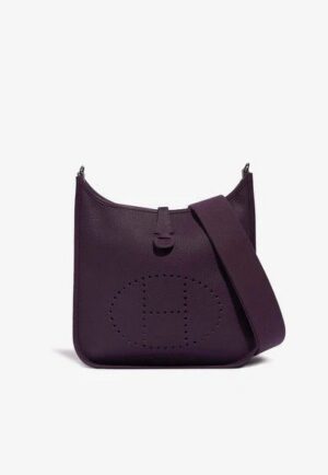 Hermès Evelyne III 29 in Cassis Taurillon Clemence with Palladium Hardware bag