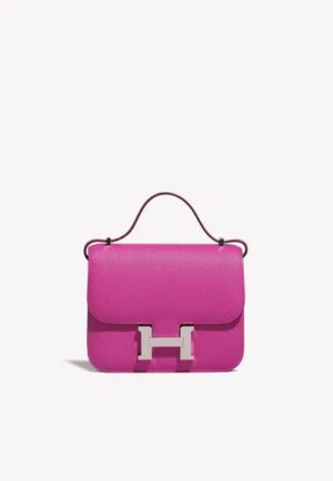 Hermès Constance 18 in Magnolia Chèvre Mysore with Palladium Hardware bag